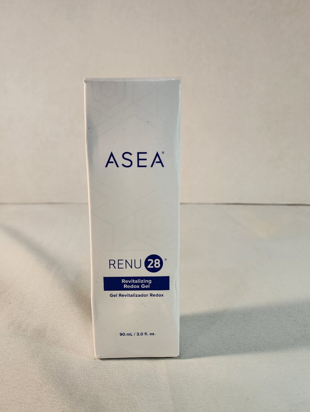ASEA RENU 28 Revitalizing Redox Gel 3oz/90 mL Expires 08/27 Lot# 1215
